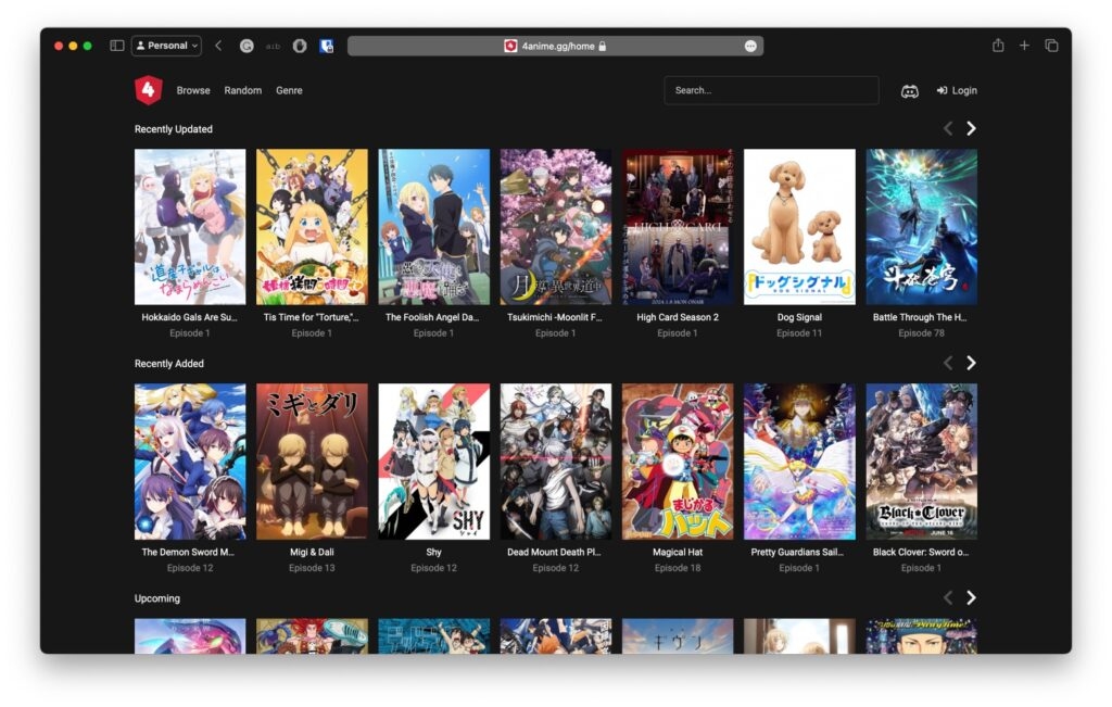 4Anime - Best Anime Website