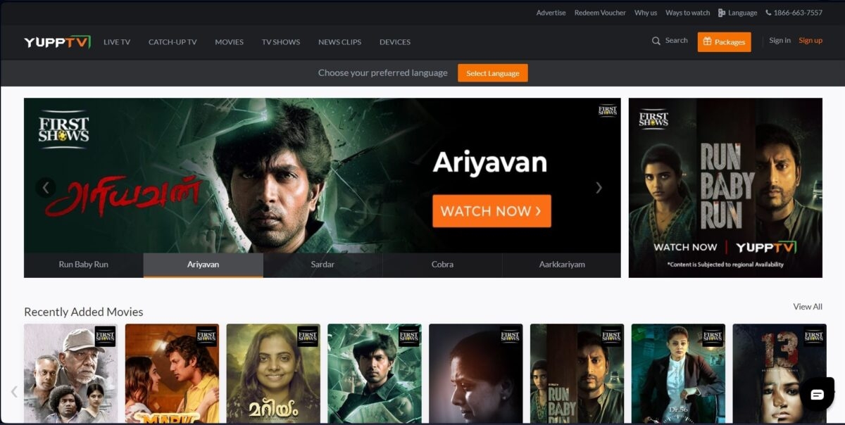 websites to watch free movies indian