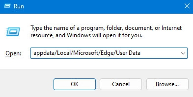 Delete Microsoft Edge User Data - Microsoft Edge Not Responding