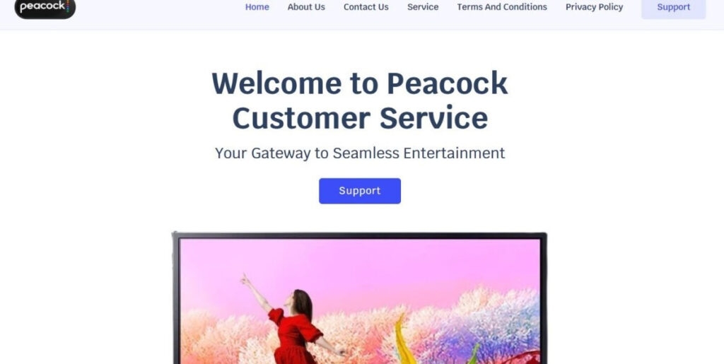 Contact Peacock Customer Support -Peacock Error Code PAS_41004
