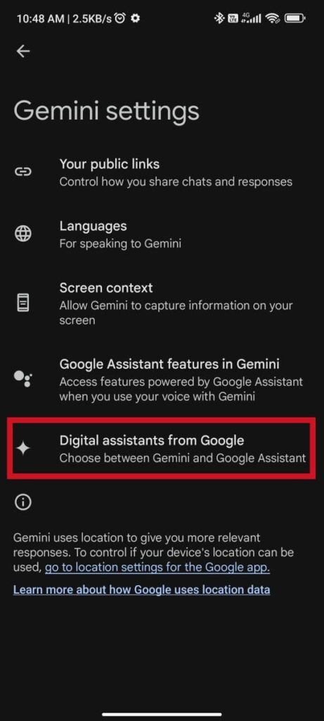 Digital Assistant from Google