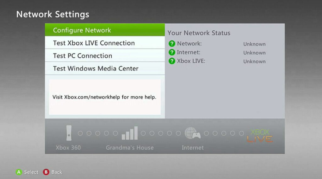 Test Xbox Live Connection on Xbox 360 - Xbox Error Code 80151912