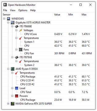 HWMonitor - CPU Temperature Monitor for Windows