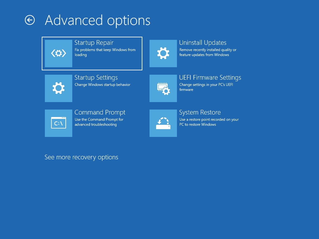 Windows Startup Repair – Built-in Troubleshooter - Free Windows 11 Repair Tool