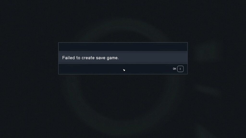 Что, если бы Starfield не удалось создать сохранение игры