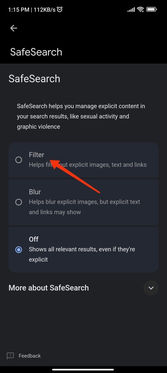 How to Restrict Google Search on Android Device? 1 Simple way