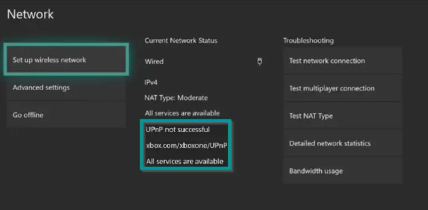 How to Fix a 'UPnP not successful' error on XBOX