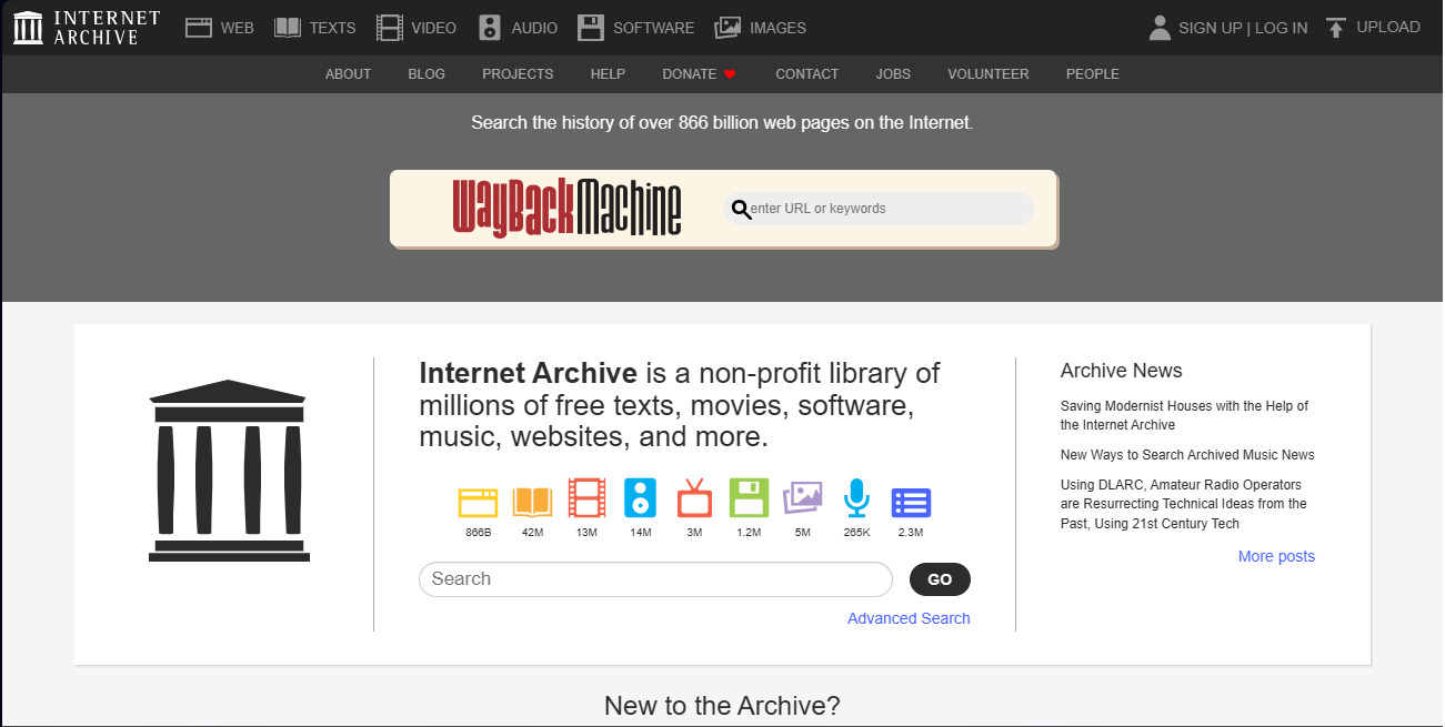 Discover How Internet Archive and Wayback Machine Digging Up the ...