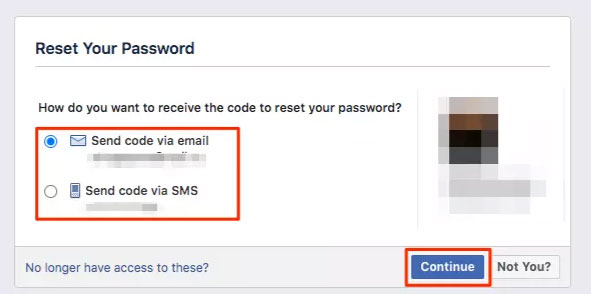 Reset Your Facebook Password