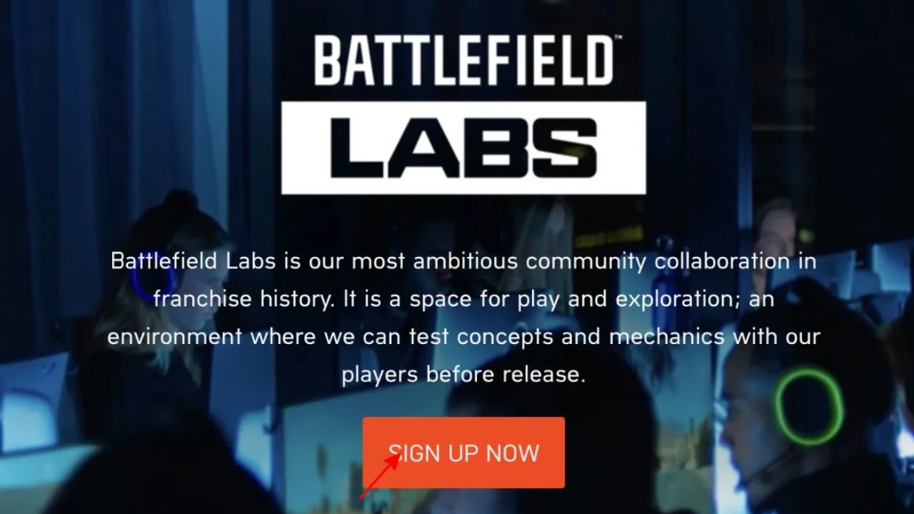 Sign Up for Battlefield Labs