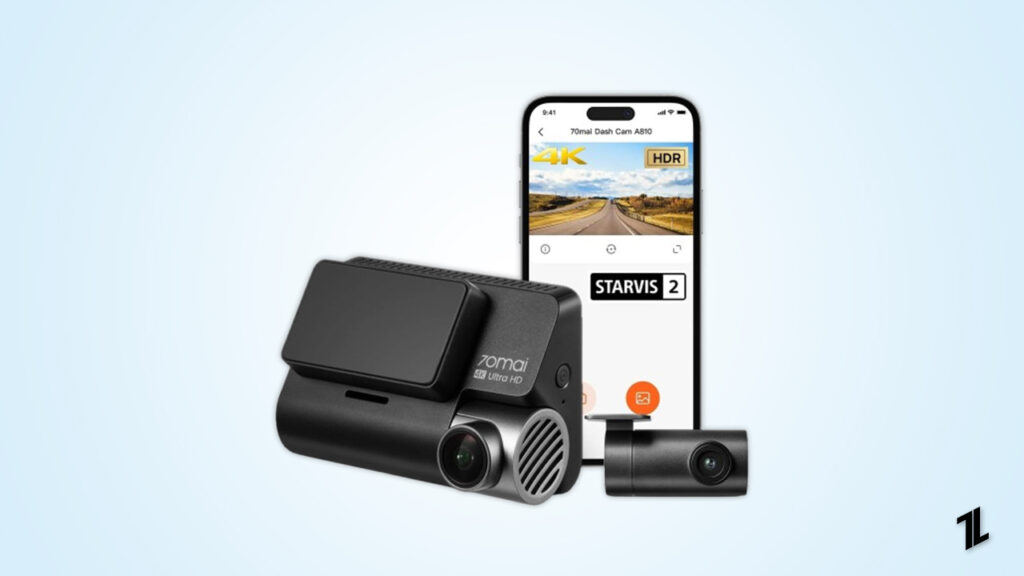 70mai A810 True 4K HDR Dual Dash Cam - Best Dashcam Under ₹20,000