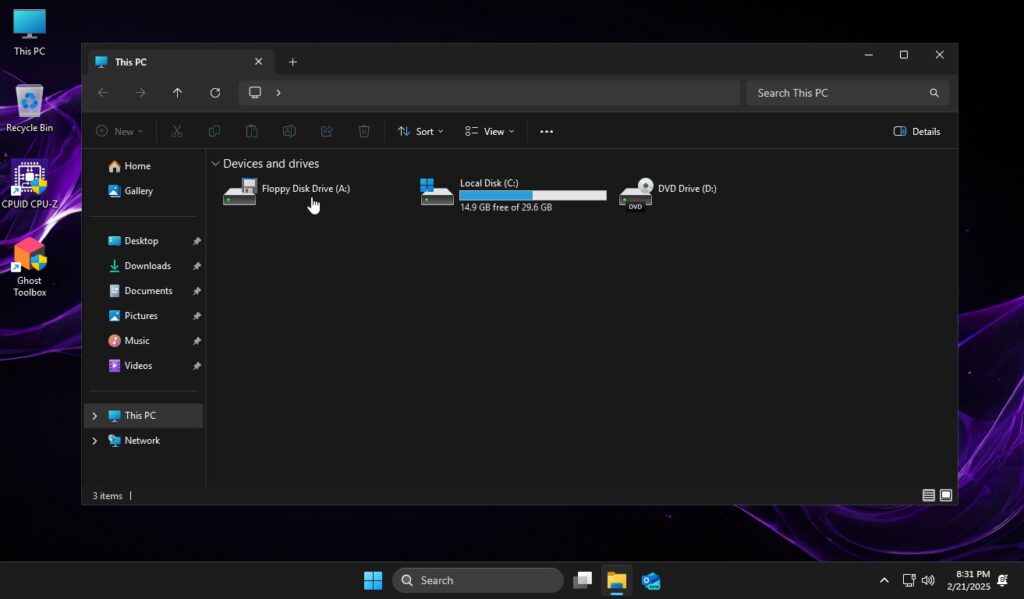 Ghost Spectre Windows 11