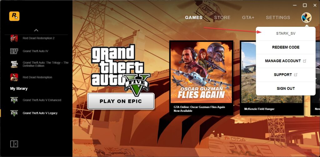 Rockstar Game Launcher