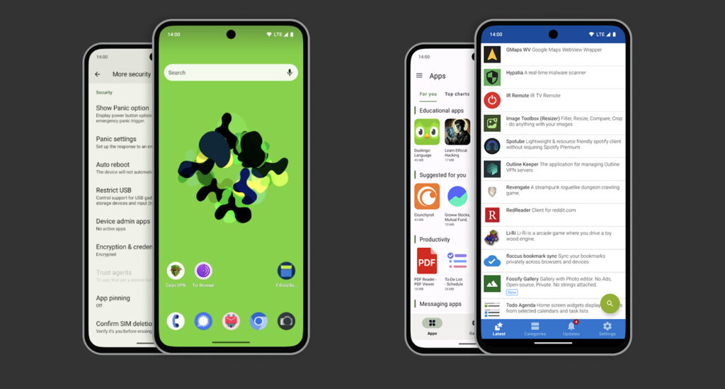 CalyxOS - Best Custom ROMs for Android - 9