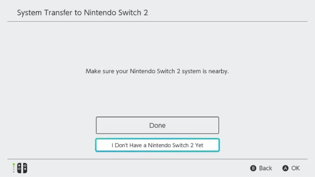 Transfer Data from Nintendo Switch to Switch 2