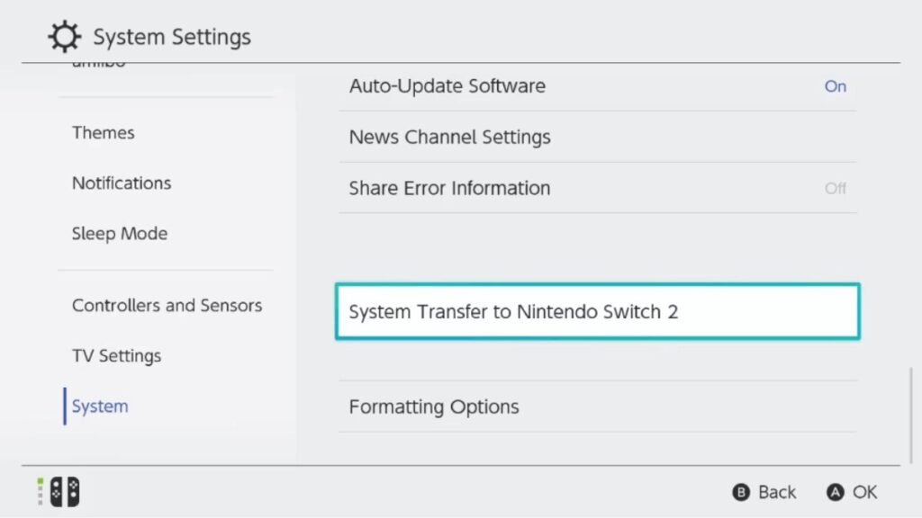 Transfer Data from Nintendo Switch to Switch 2