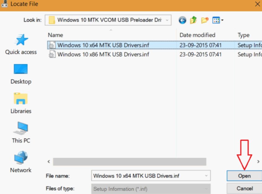 Steps to Install MTK VCOM Driver on Windows PC
