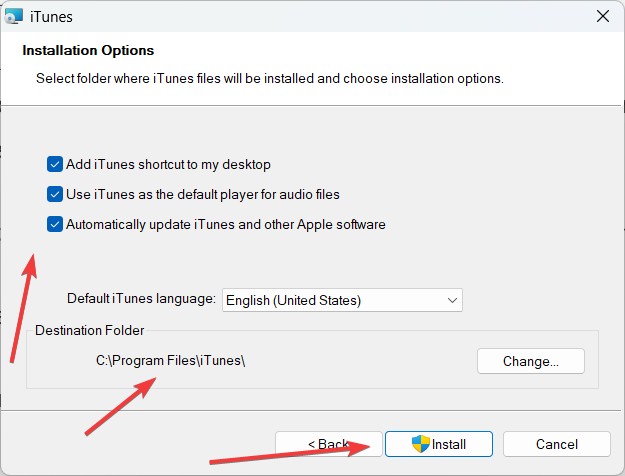 Install iTunes Offline Installer