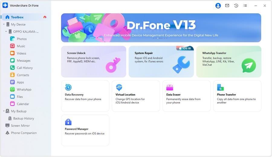 Dr.Fone -
Screen Unlock