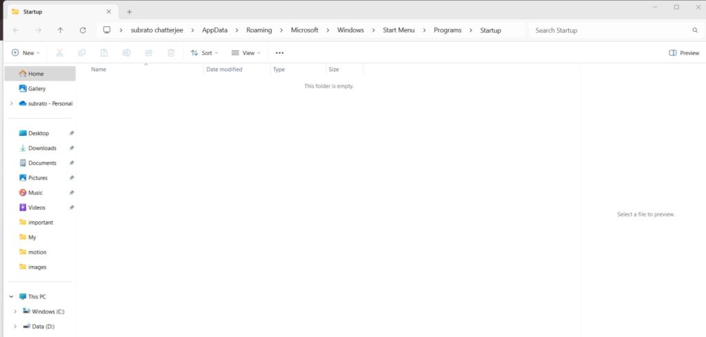 How to Access and Customize the Startup Folder in Windows 11 1