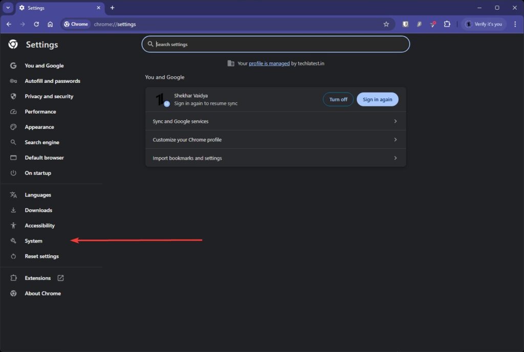 Add a Proxy in Chrome
