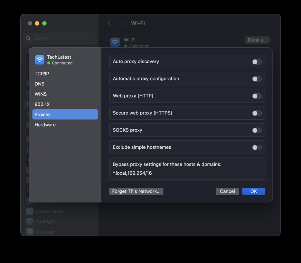 Mac Proxy