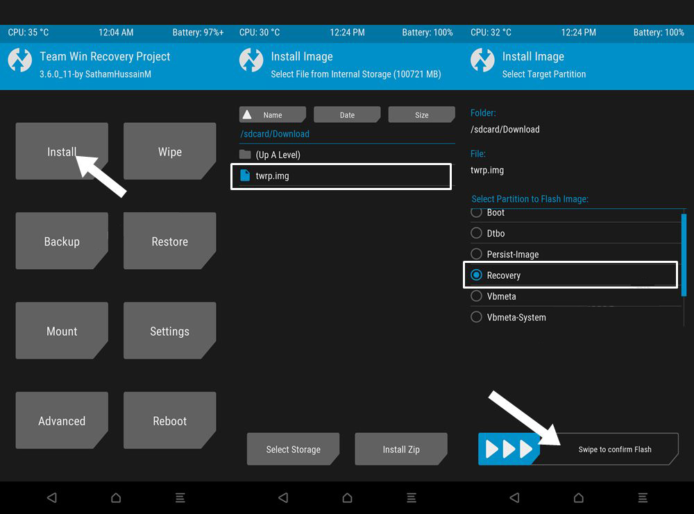 Teamwin Recovery Project - Best Custom Recovery for Android