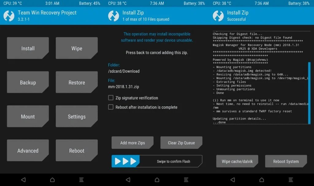 Flash Magisk TWRP - How to Flash Custom ROM