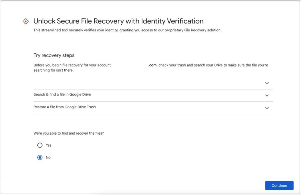 Google Drive Data Recovery