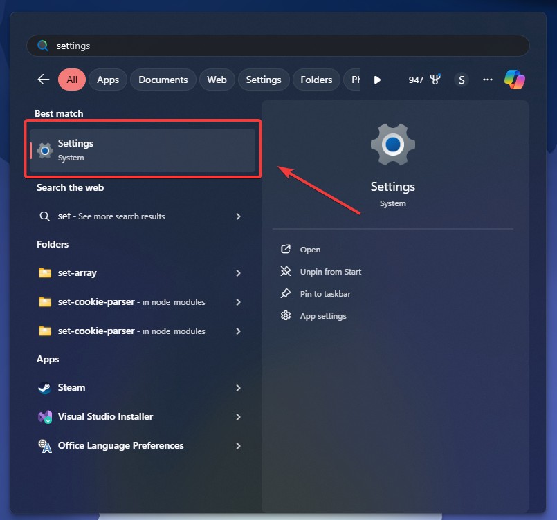 Windows Settings - ene.sys Driver Cannot Load