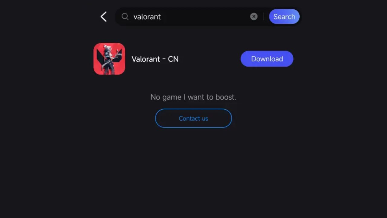 Use LagoFast to look for Valorant-CN