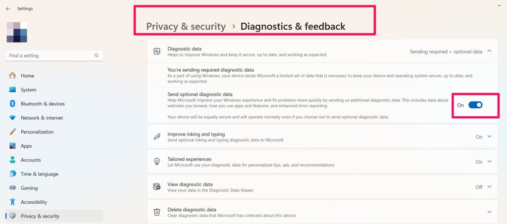 Disable Telemetry and Ads - Optimize Windows 11 for Gaming