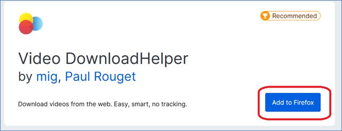Video DownloadHelper