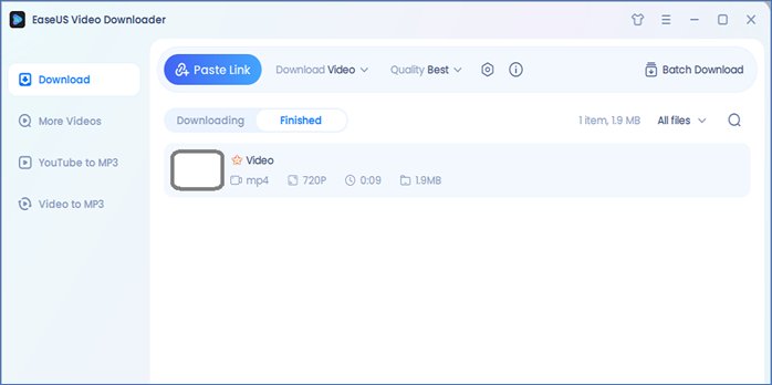 EaseUS Video Downloader