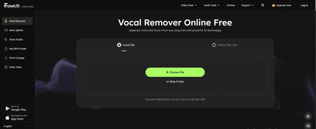 easeus online vocal remover