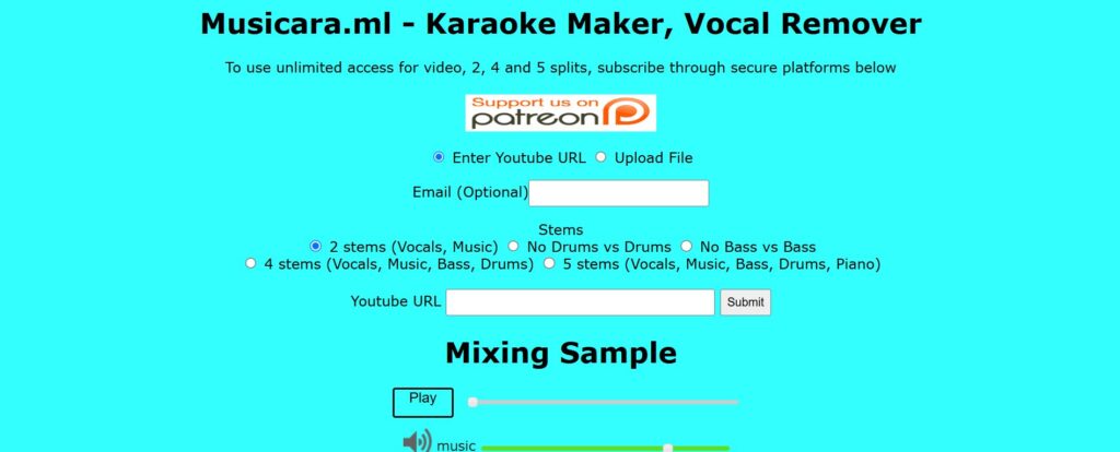 musicara interface