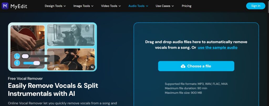 my edit interface