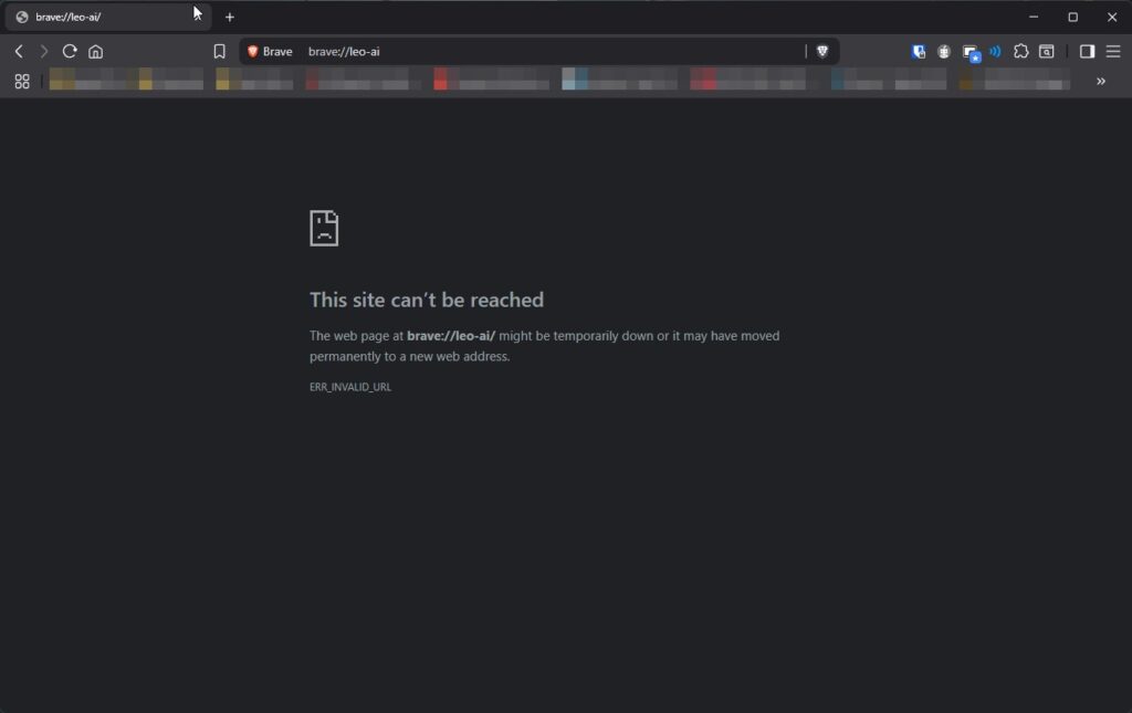 Disble Leo AI in Brave Browser