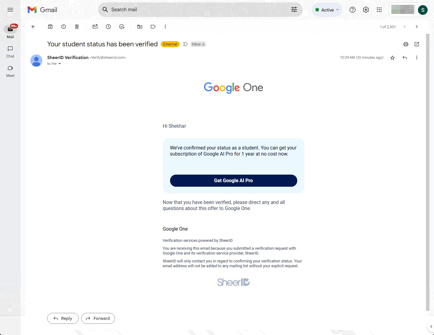 Google One Page