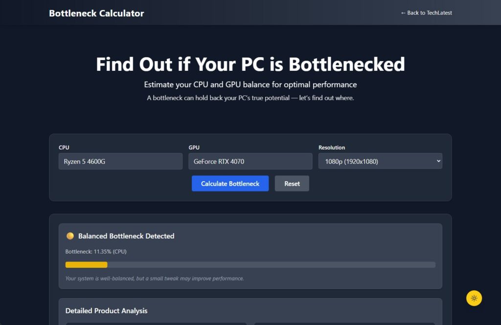 Ryzen 5 4600G - RTX 4070 - CPU Bottlenecking