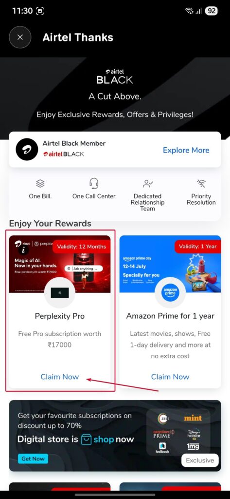 How to Get Perplexity Pro Free for One Year with Airtel? 3