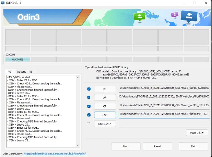 Odin Flash Tool
