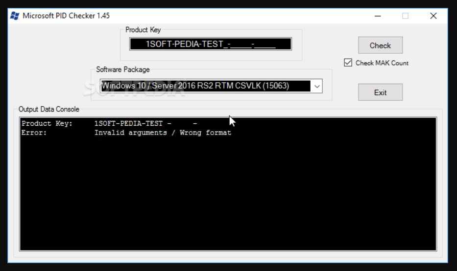 Using the Microsoft PID Checker Tool - 2