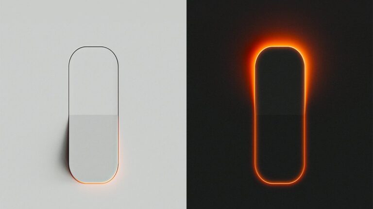 iPhone Light Switch Wallpaper Effect - 1