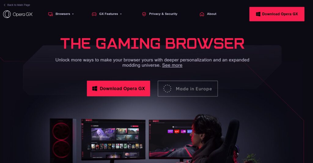 Opera GX – Gamers' Choice - Best Chromium-Based Browser - 7