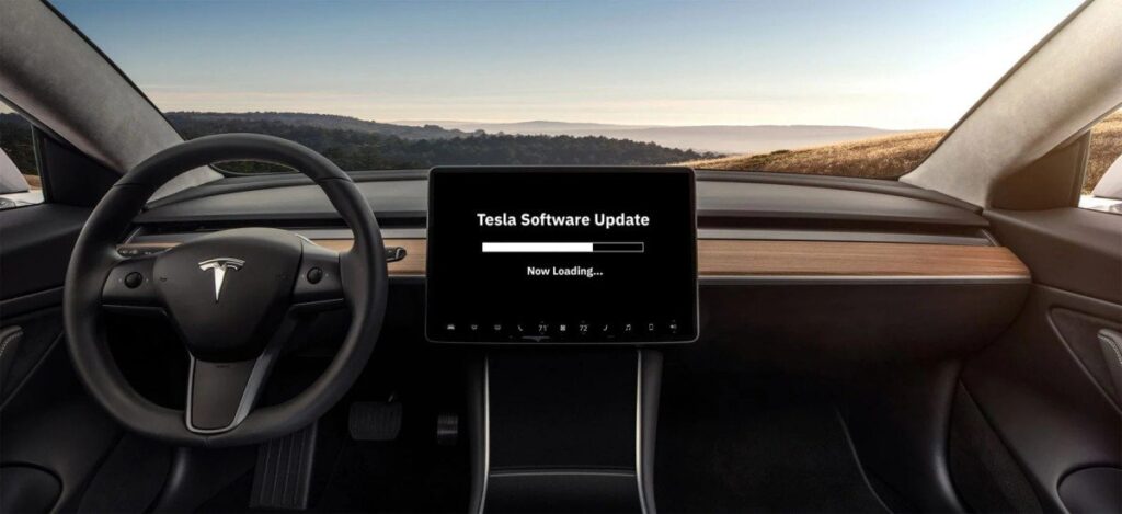 Tesla Software Update - 3