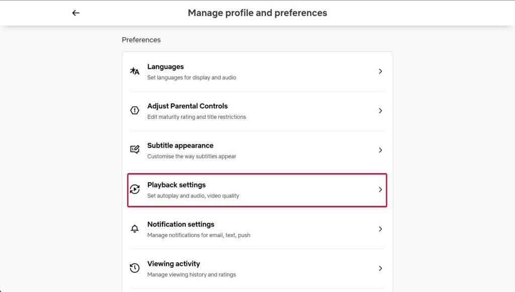 Disable Autoplay on Netflix - 4