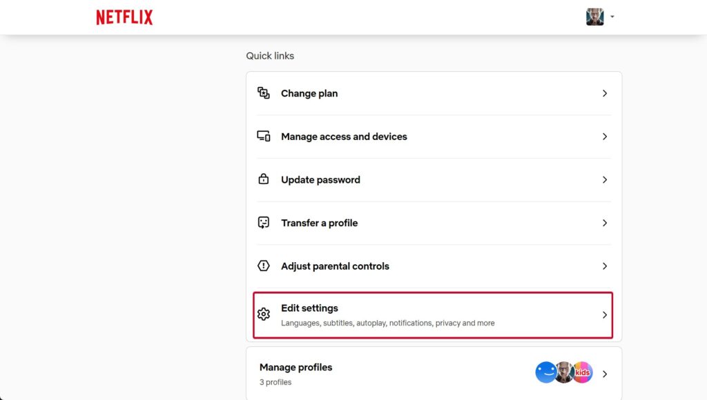 Disable Autoplay on Netflix - 3