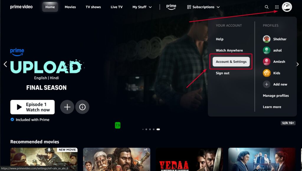 Disable Autoplay on Prime Video - 8