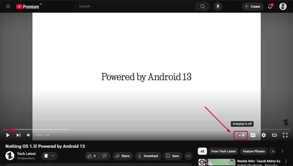 Disable Autoplay on YouTube - 12